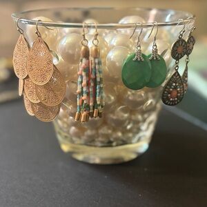 Lot of Boho Dangle Earrings